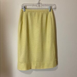 Vintage High Waisted Lemon  Skirt
